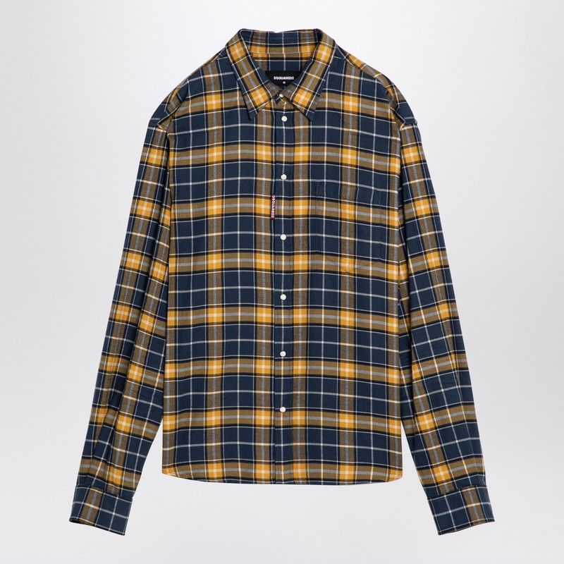 DSQUARED2 Autumn Spectrum Checkered Cotton Shirt