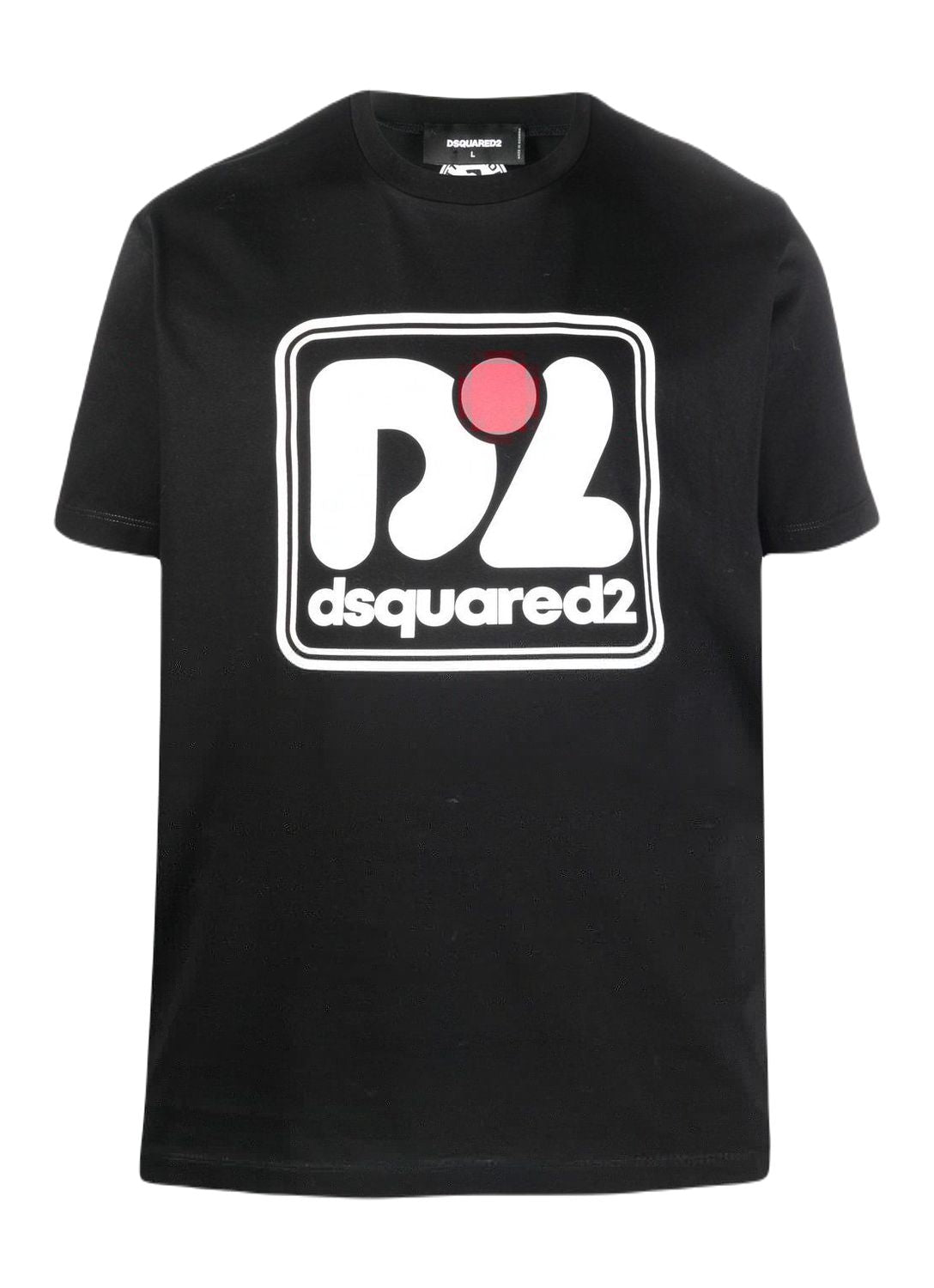 Classic Black T-Shirt for Men - DSQUARED2 FW23 Collection