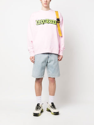 DSQUARED2 Pink Sweatshirt for Men - SS23