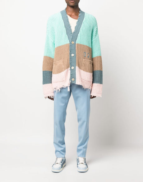 DSQUARED2 Loose Fit Multicolor Cardigan for Men - FW24 Collection