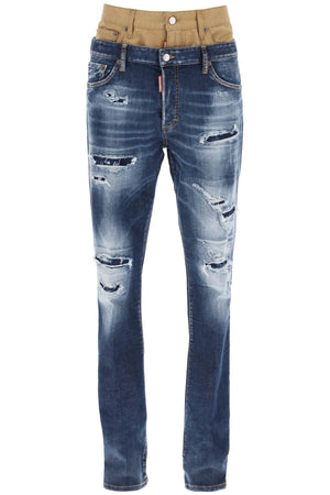 DSQUARED2 Medium Ripped Wash Skinny Twin Pack Jeans for Men