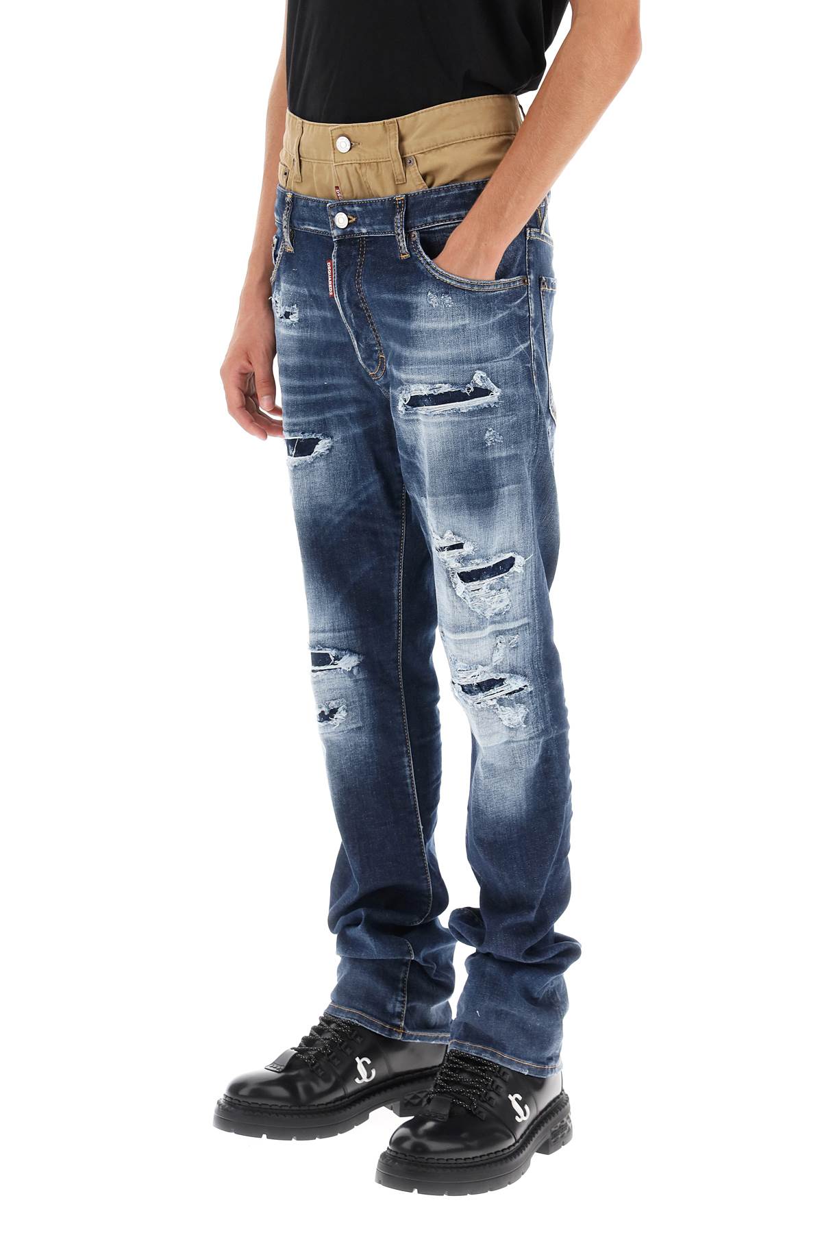 DSQUARED2 Medium Ripped Wash Skinny Twin Pack Jeans for Men