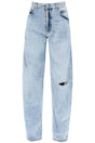 DSQUARED2 Men's Oversized Destroyed Jeans in Light Blue Wash