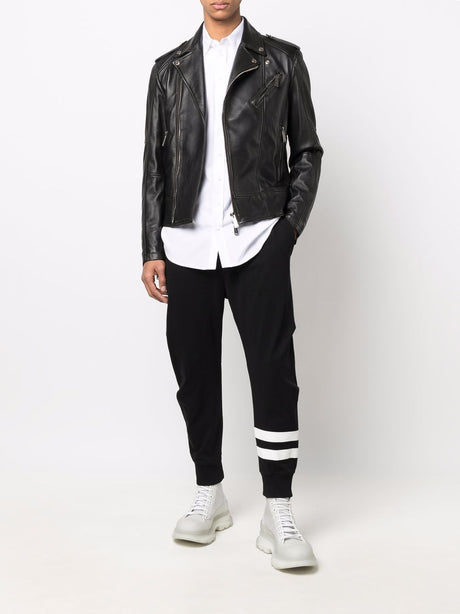 DSQUARED2 Men's Black 24SS Jacket - All-Season Fashion Staple