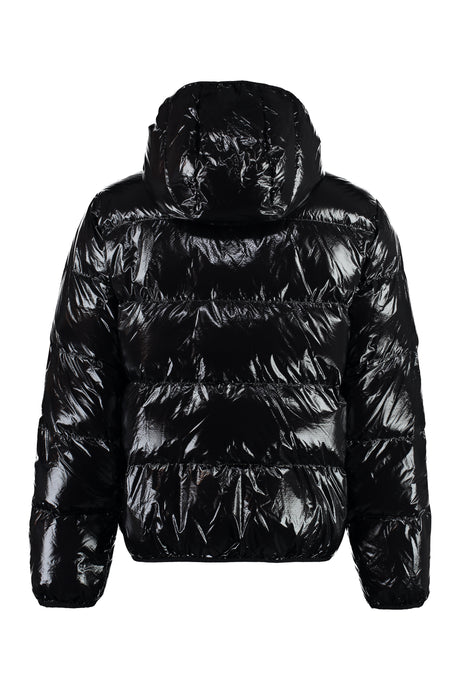 DSQUARED2 Men's Black Hooded Down Jacket for FW23