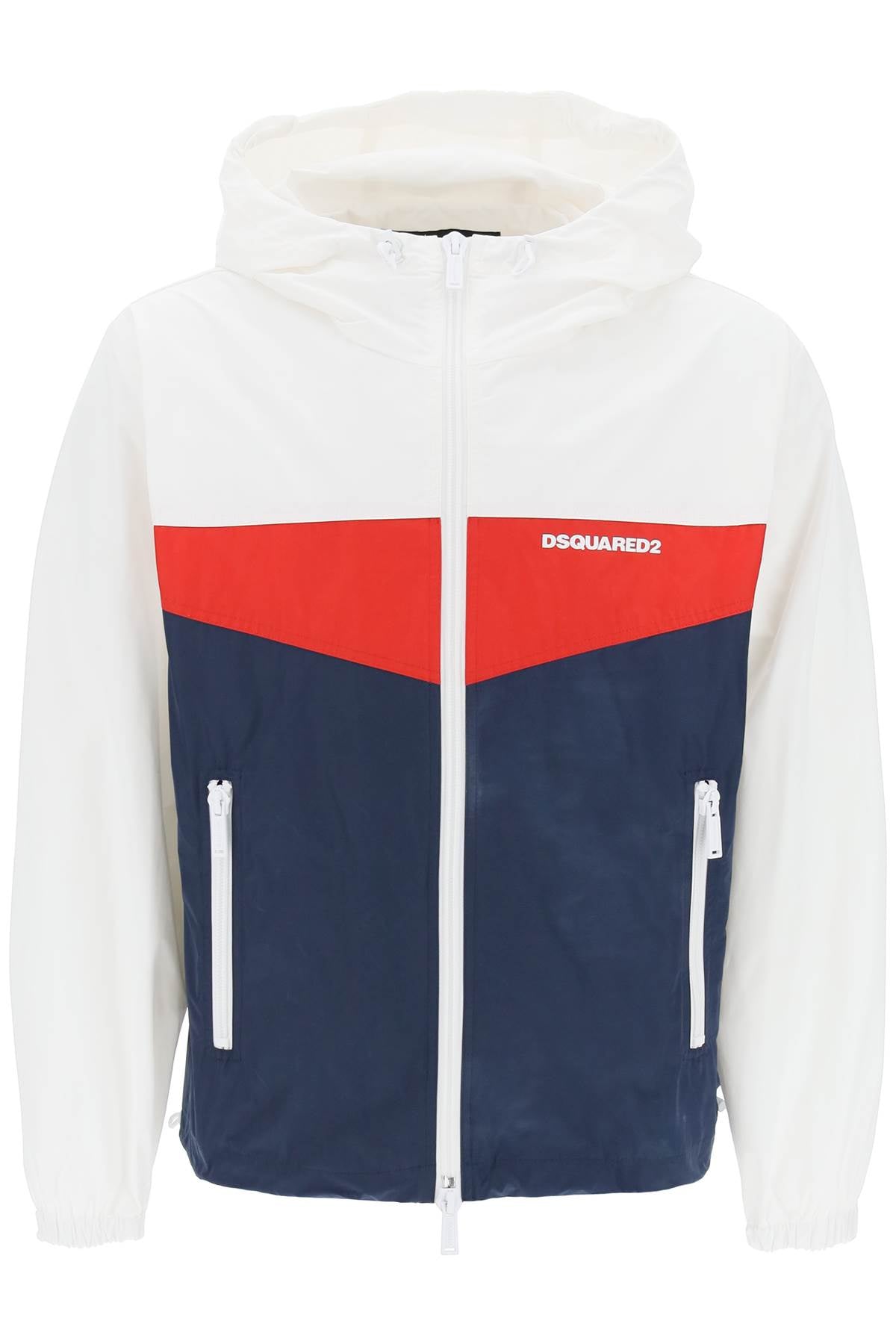 DSQUARED2 Men's Color Block Windbreaker Jacket - Fashion for SS24