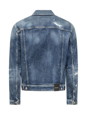 DSQUARED2 Men's Distressed Denim Jacket