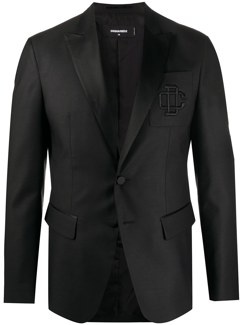DSQUARED2 Luxurious Black Esmoquin for the Modern Man