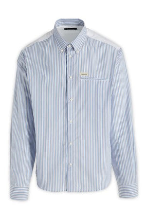 DSQUARED2 Refined Striped Cotton Shirt with Logo Detail for Men