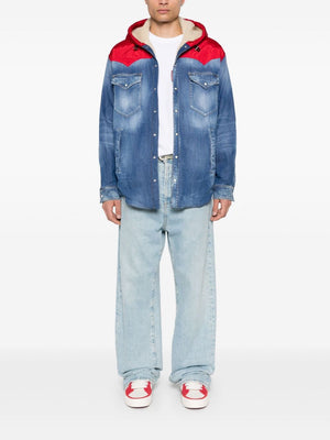 DSQUARED2 Urban Edge Hooded Denim Jacket