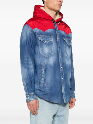 DSQUARED2 Urban Edge Hooded Denim Jacket