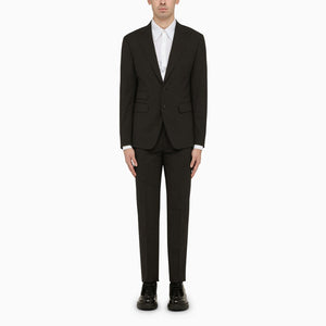 DSQUARED2 Dark Grey Single-Breasted Wool Suit for Men