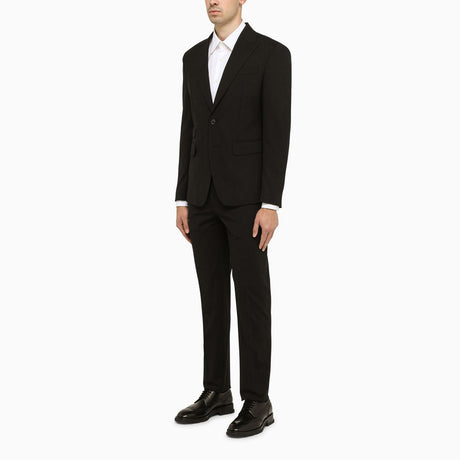 DSQUARED2  BLACK SINGLE-BREASTED WOOL SUIT