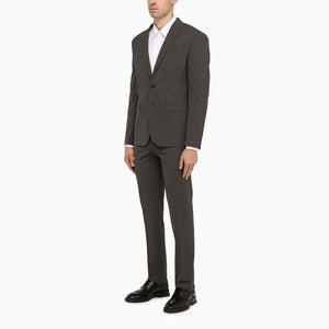 DSQUARED2  GREY SINGLE-BREASTED WOOL SUIT