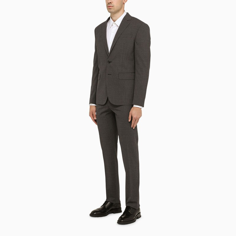 DSQUARED2 Dark Grey Single-Breasted Wool Suit for Men - FW23 Collection