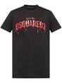 DSQUARED2 Logo-Print Cotton T-Shirt for Men