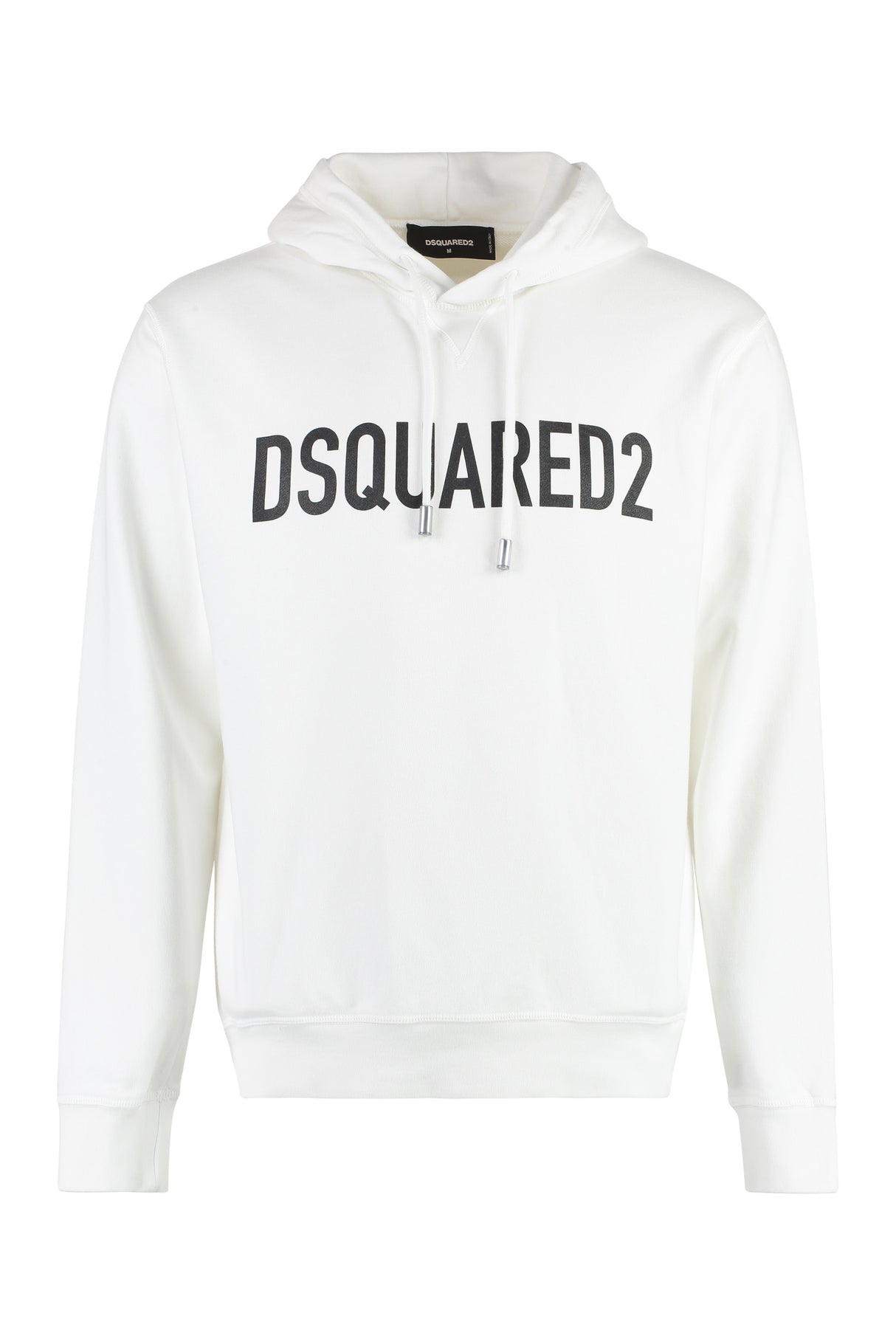 DSQUARED2 FW23 White Cotton Hoodie for Men