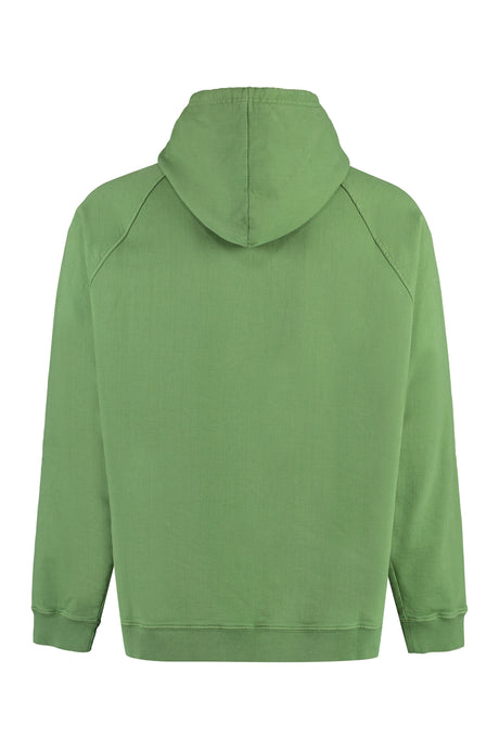 DSQUARED2 Green Cotton Hoodie for Men – FW23 Collection