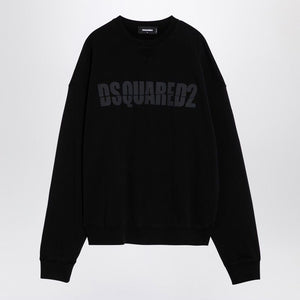 DSQUARED2 Modern Black Cotton Crewneck Sweatshirt