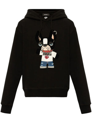 DSQUARED2 DSQUARED2 GRAPHIC-PRINT COTTON HOODIE