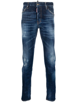 DSQUARED2 Classic Blue Skinny Jeans for Men - FW22