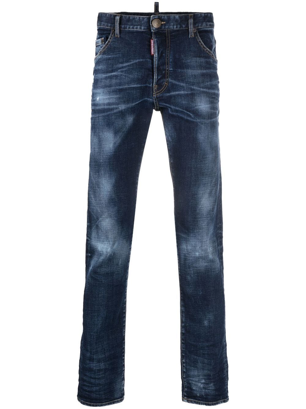 DSQUARED2 23FW Men's Denim Straight Pants in Blue