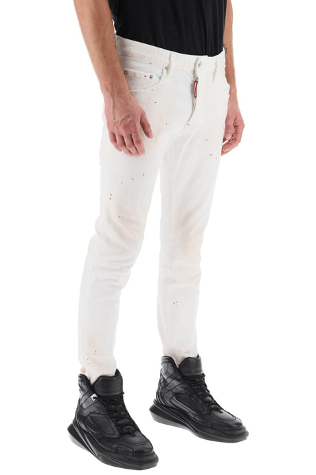 男士白色褲子 - FW23高品質牛仔褲