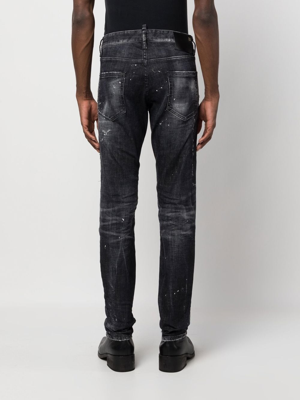 DSQUARED2 Modern and Distinctive 1964 Black Denim Jeans