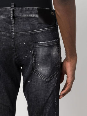 DSQUARED2 Modern and Distinctive 1964 Black Denim Jeans