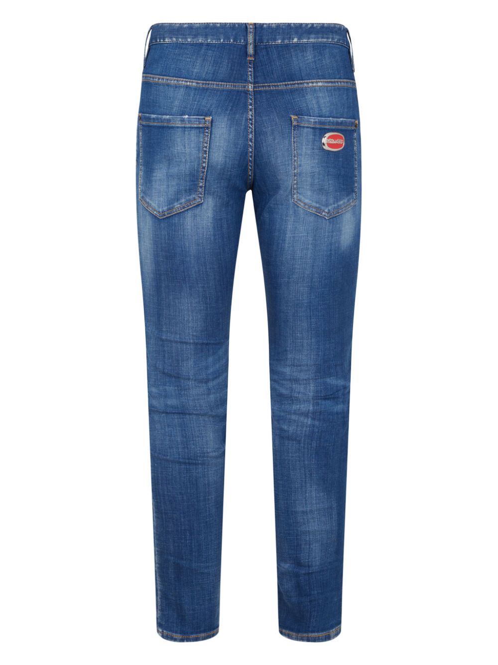 DSQUARED2 Indigo Blue Slim-Leg Jeans