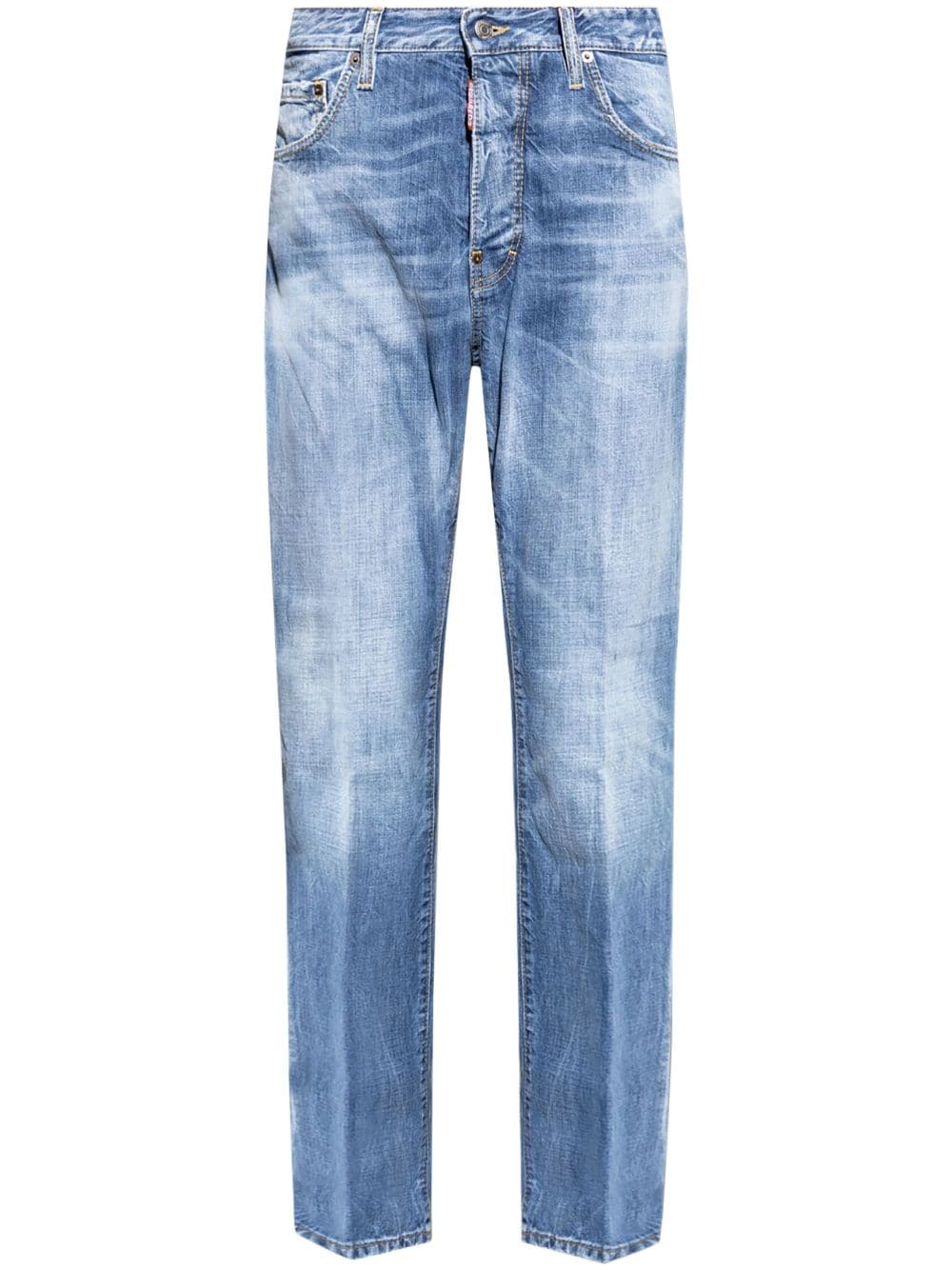 DSQUARED2 Clear Blue Classic Faded Denim Jeans