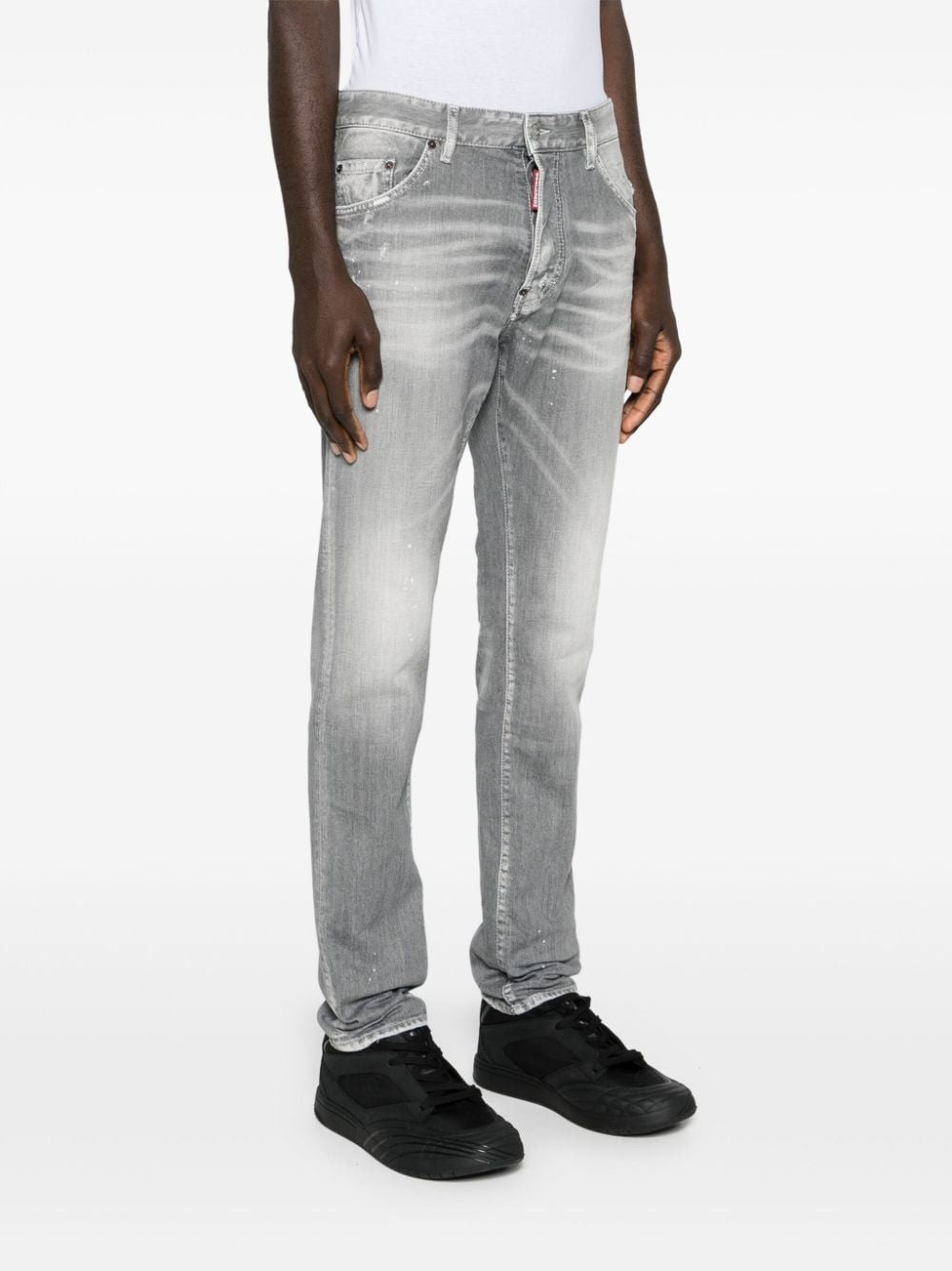 DSQUARED2 Contemporary Grey Five-Pocket Pants