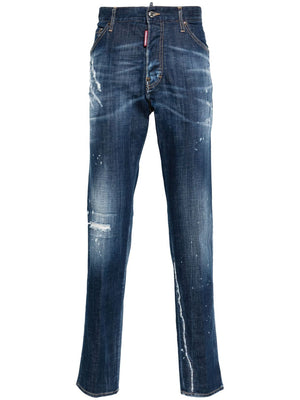 DSQUARED2 Cool Guy Tapered Mini Logo Jeans