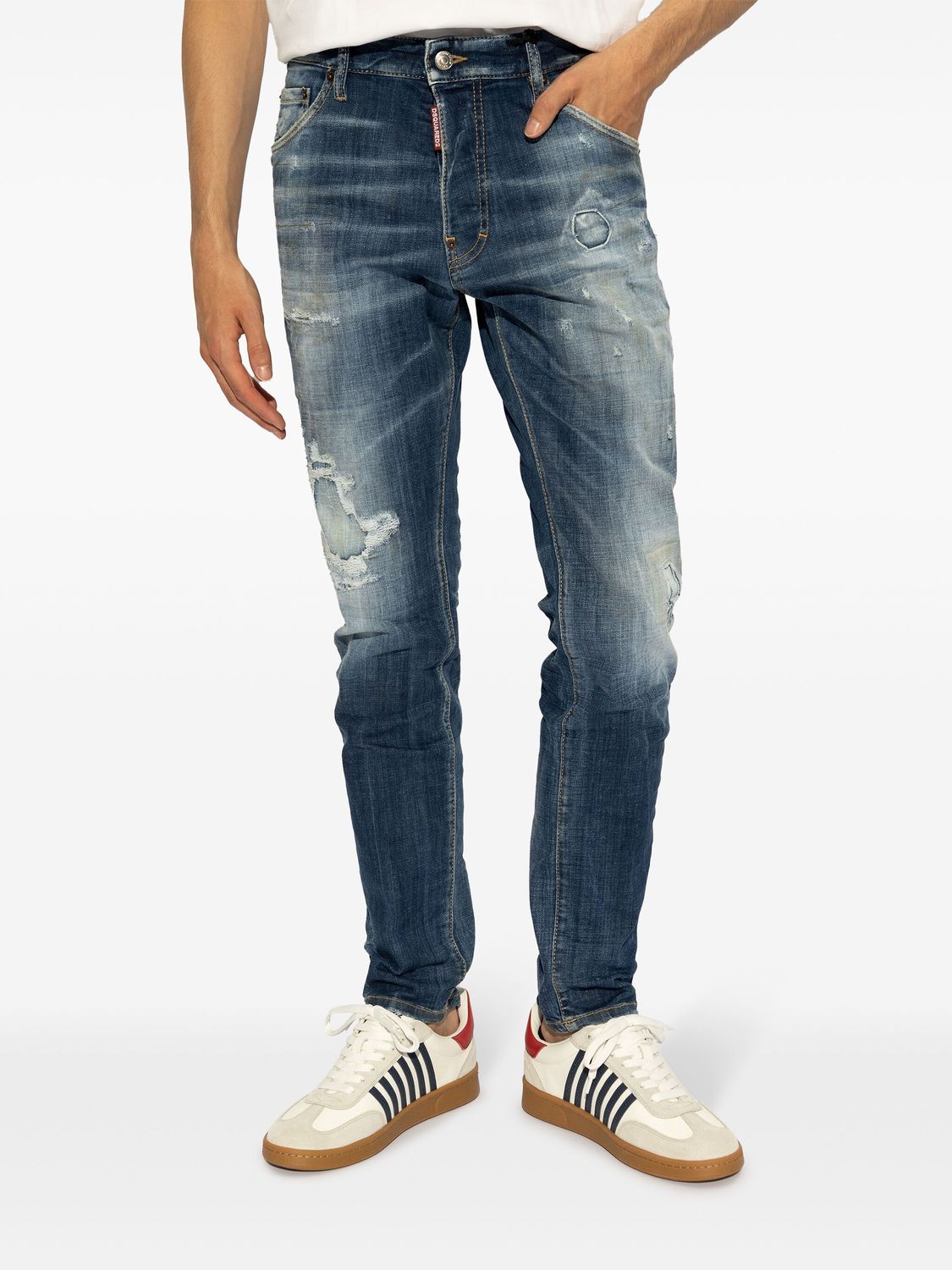 Quần Jeans Ôm Rách