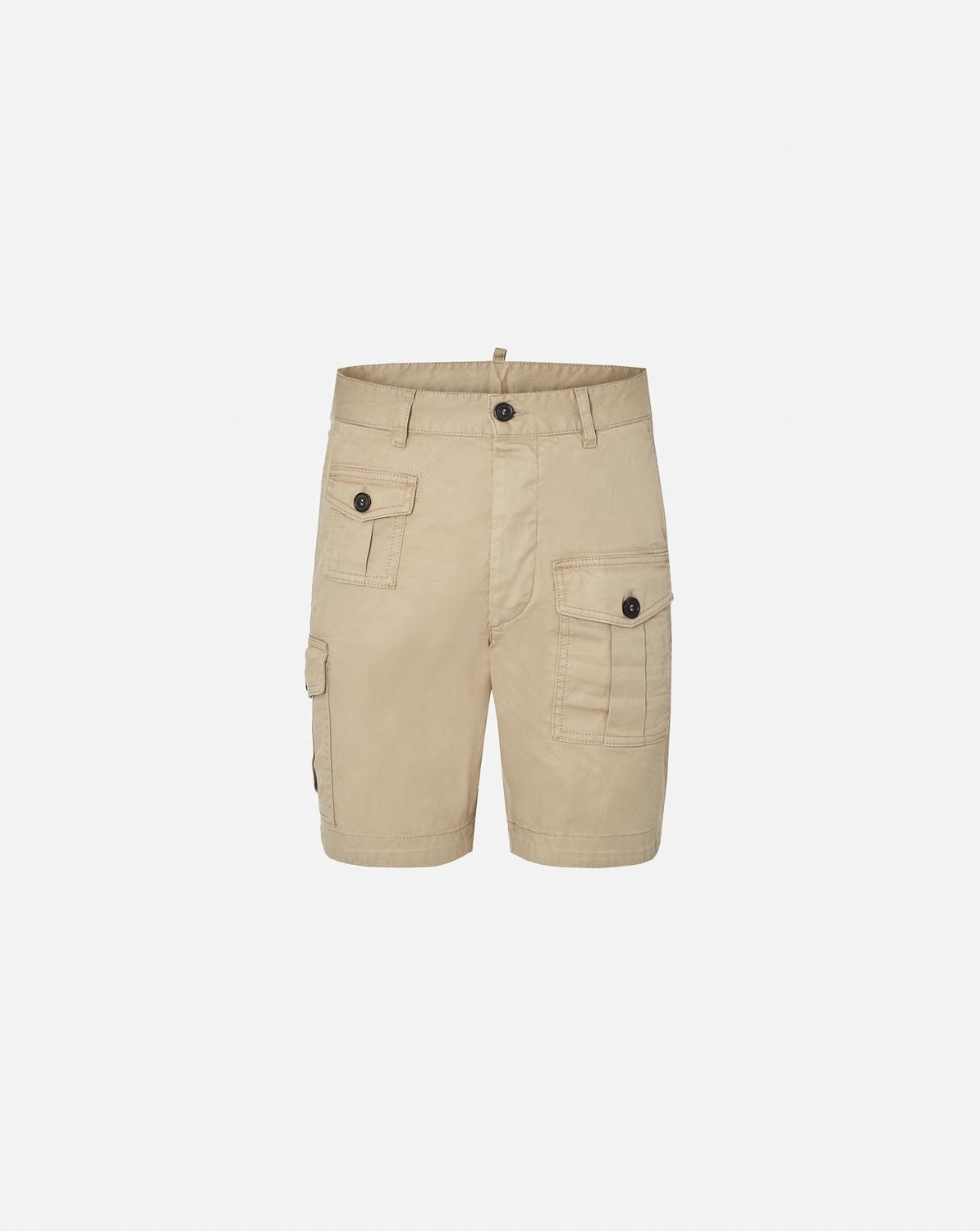 DSQUARED2 Refined Tan Cargo Shorts for Men