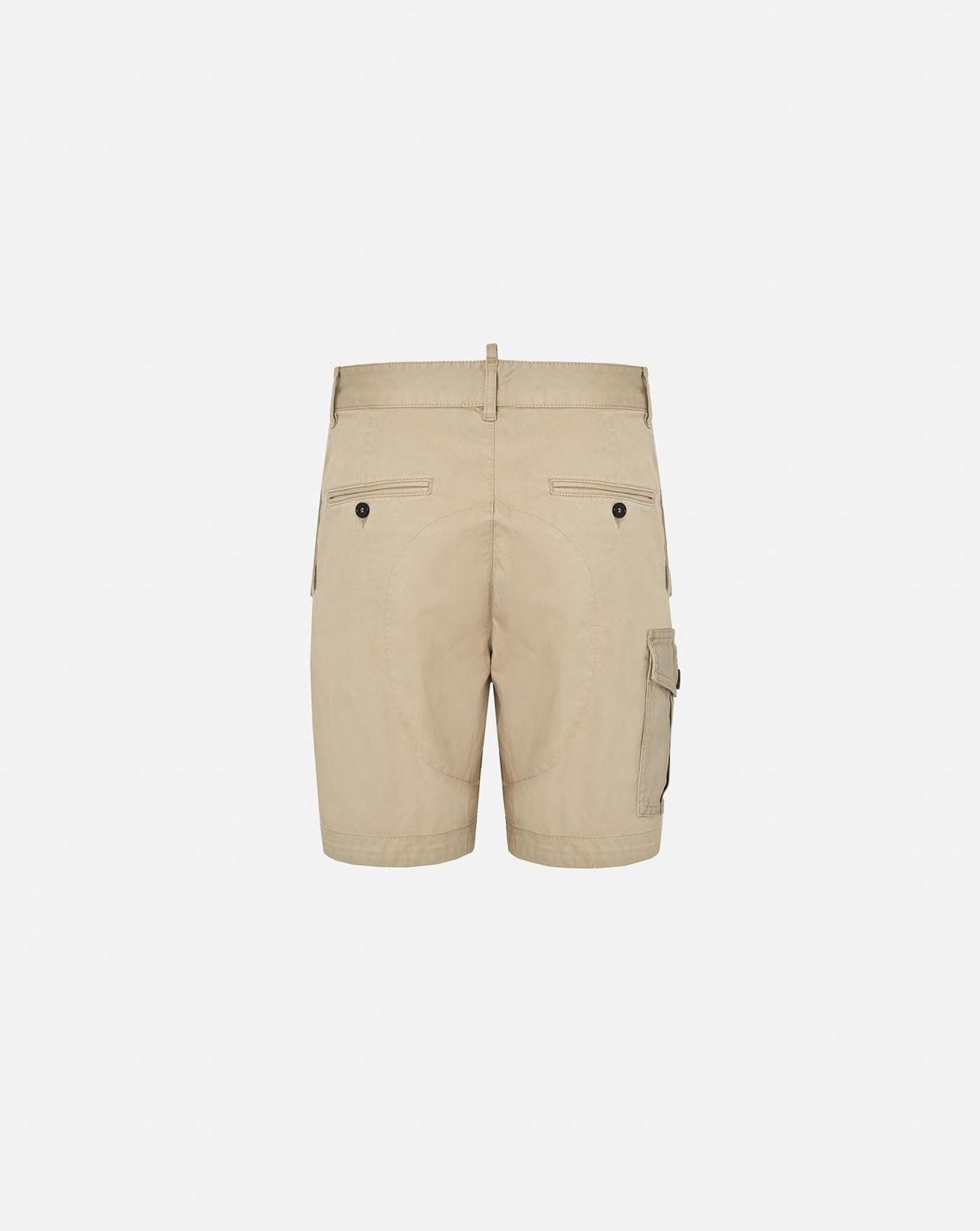 DSQUARED2 Refined Tan Cargo Shorts for Men