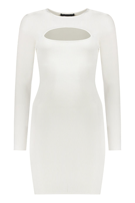 DSQUARED2 Knit Mini-Dress with Cut-Out Detail