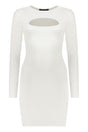 DSQUARED2 Knit Mini-Dress with Cut-Out Detail