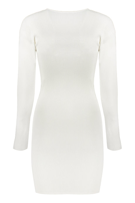 DSQUARED2 Knit Mini-Dress with Cut-Out Detail