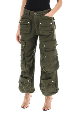 DSQUARED2 Beige Multi-Pocket Cargo Trousers for Women