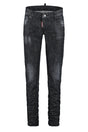 DSQUARED2 Women's Destroyed Black 5-Pocket Jeans for SS23