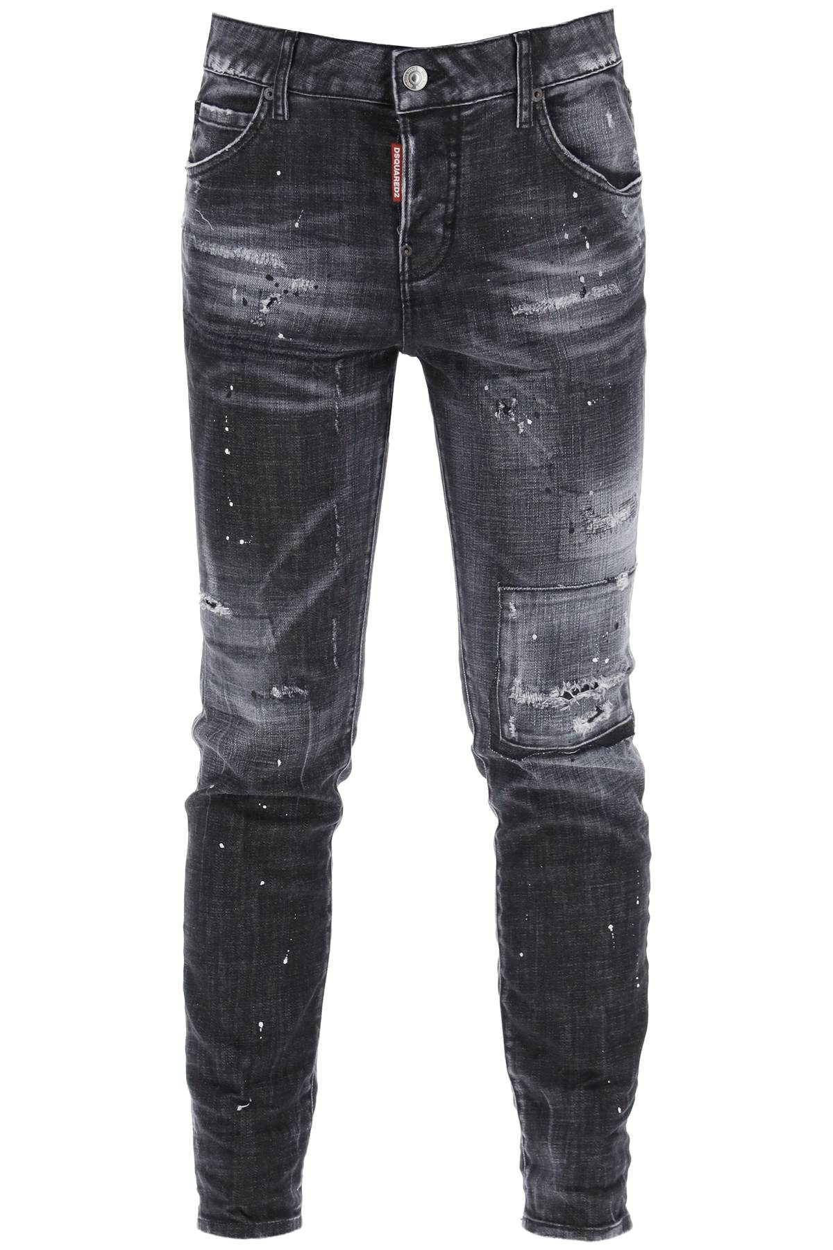 Cool and Edgy Distressed Skinny Jeans for Women in Black