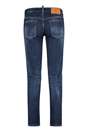 DSQUARED2 Women's Jennifer Straight Leg Jeans in Blue for FW23