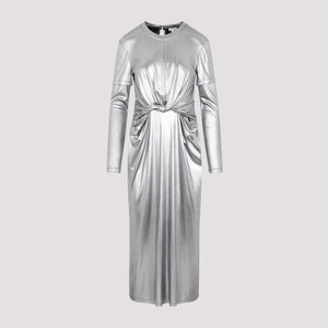 Váy Draped Metallic dành cho Nữ - Bộ sưu tập SS23