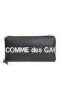 COMME DES GARÇONS PLAY Mini Black Cowhide Wallet