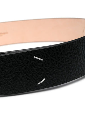 MAISON MARGIELA Signature Four-Stitch Leather Belt