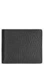 MAISON MARGIELA Luxurious Men's Leather Wallet with Raffia Stitch Detailing