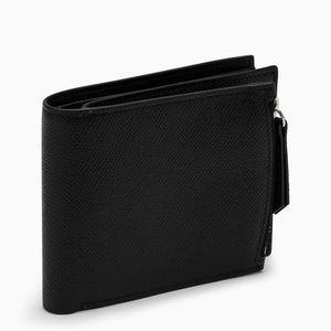 MAISON MARGIELA Elegant Black Leather Bifold Wallet