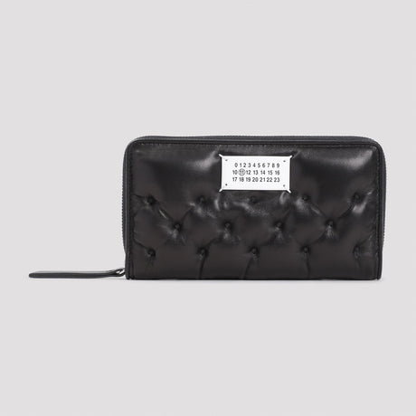 MAISON MARGIELA Luxury Continental Zip-Around Wallet - 7.5"x4.3"x1"