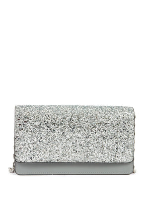 MAISON MARGIELA Glitter Leather Wallet-On-Chain for Men